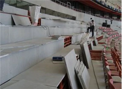 Installation Of Our Factory's Fiber Cement Boards Completed At Beijing Bird's Nest Spectator Stands Installation Of Our Factory's Fiber Cement Boards Completed At Beijing Bird's Nest Spectator Stands